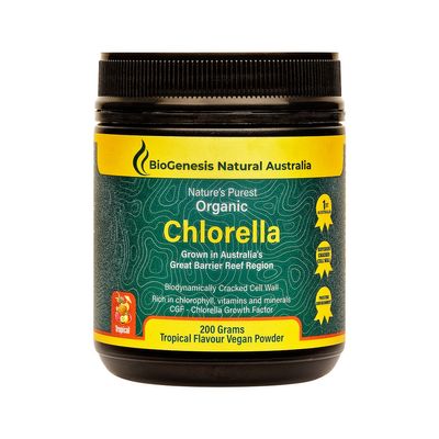 BioGenesis Chlorella Powder | Tropical Fruit Powder
